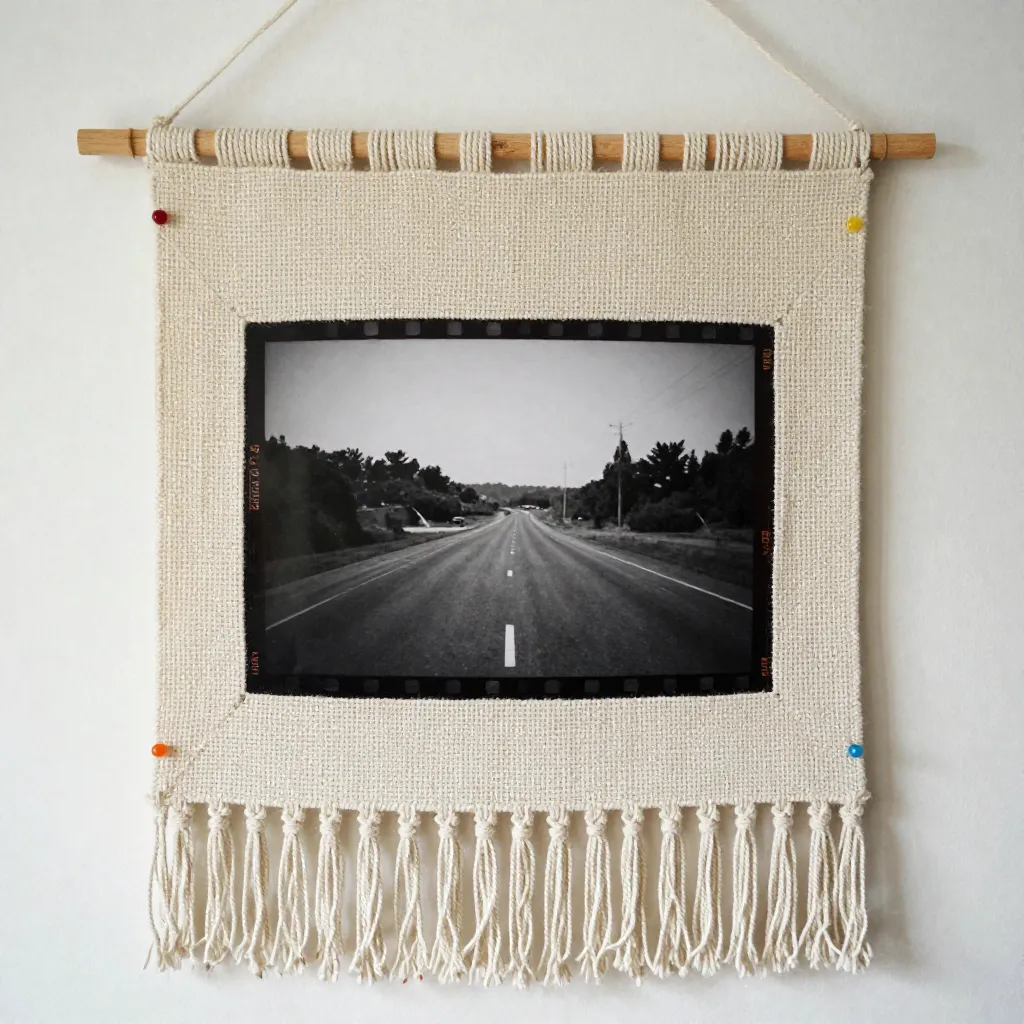 Luonnollinen taide komposiitio seinällä